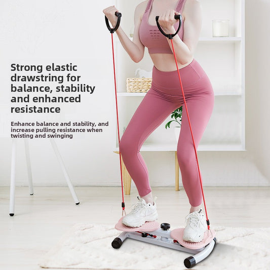 Waist Twist Machine Toned Abs Waist Twister Can Stand with Feet Apart Double Non-Slip No Noise Use Exercise Equipment Abdominal Roller Workout Summervibes
